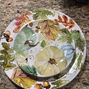 Elegant Autumn Harvest Dinnerware Set